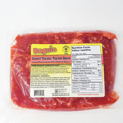 Baguio Sweet Tocino Cured Pork In Sauce, 375 g