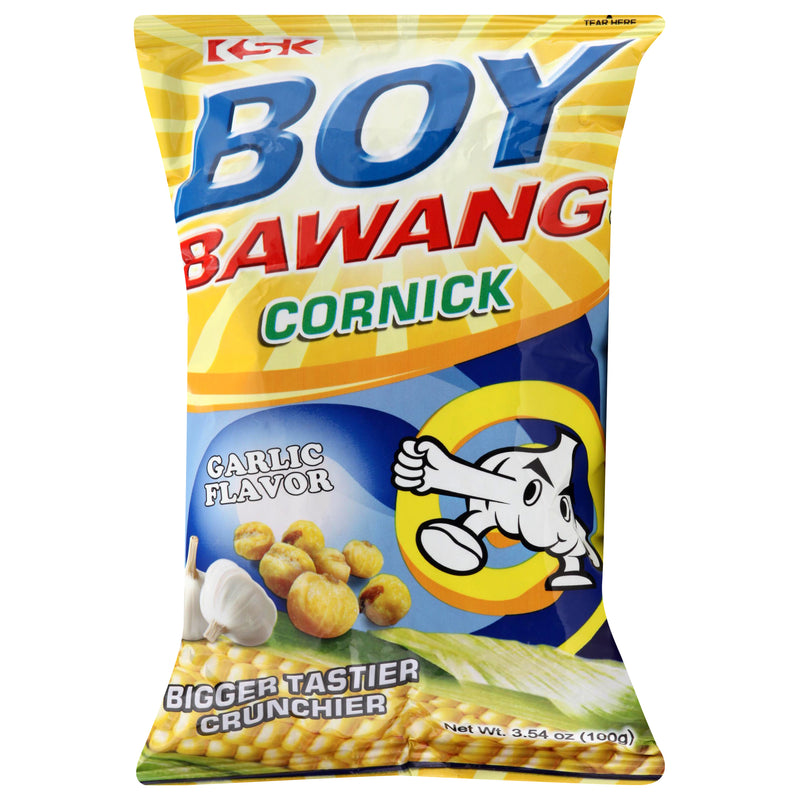 Boy Bawang Garlic Flavor Cornick, 100 g