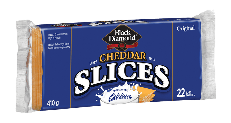 Black Diamond Orginal Cheddar Style Slices, 410 g