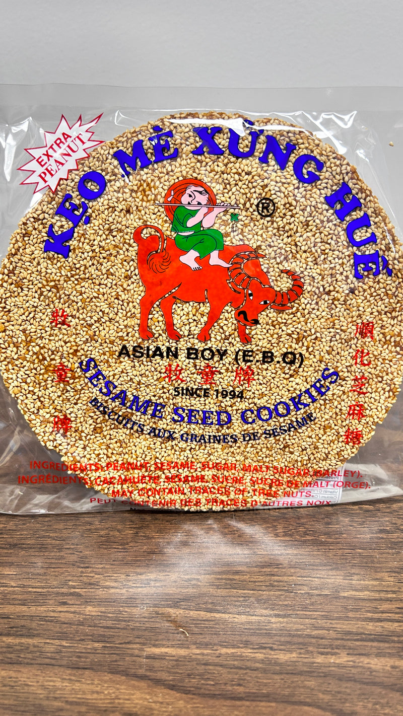 Asian Boy Sesame Seeds Cookies, 1 ct