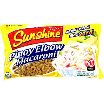 Sunshine Pinoy Elbow Macaroni, 1 kg