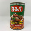 555 Hot & Spicy Fried Sardines, 156 g