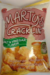 Marty's Cracklin Salt & Vinegar Flavored Vegetarian Old-Fashioned Style Chicharon, 1 ct