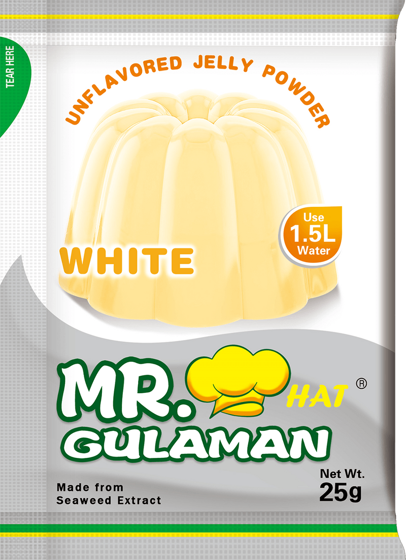 Mr. Gulaman White Unflavored Jelly Powder, 25 g