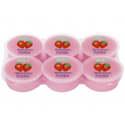 Cocon Strawberry Pudding, 6 ct