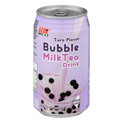 Rico Taro Flavor Bubble Milk Tea Drink, 12.3 oz.