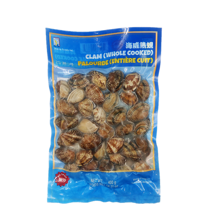 Searay Foods Inc. Whole Cooked Clams, 30-40 ct, 400 g
