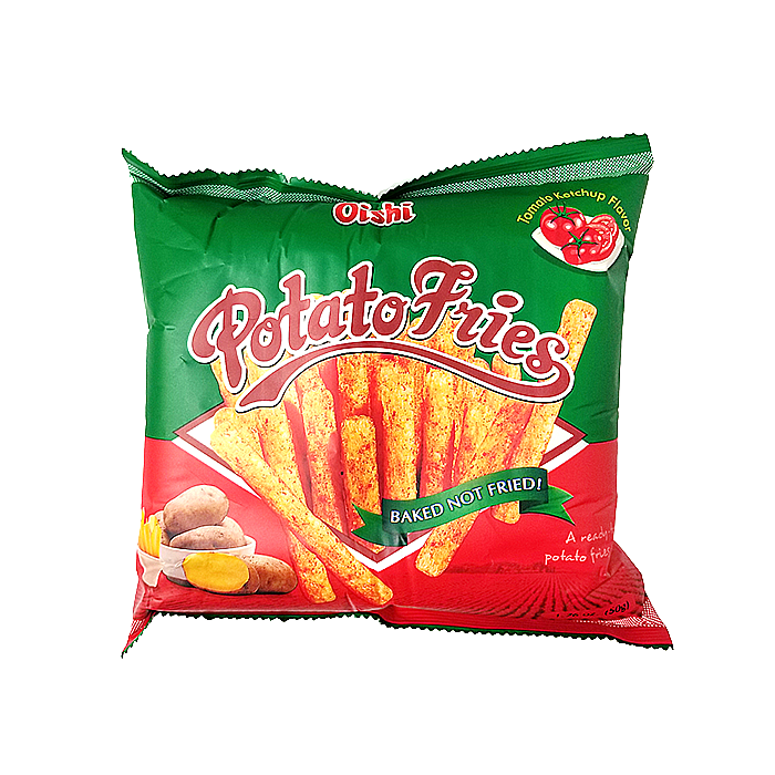 Oishi Potato Fries Tomato Ketchup Flavor, 1 ct